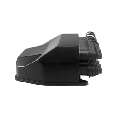 IP68 Rated Black 12 Cores Optical Fiber Distribution Box with  Optitap Waterproof Adapters