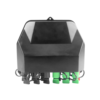 Black ABS Fiber Optic Distribution Box with SC Connectors for 1*12 Splitter