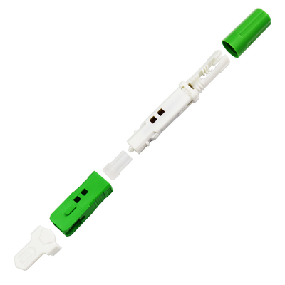 Fiber Optic Fast Connector SC/APC Singlemode Fiber Optic PrePolished Connector Embedded for CATV Network