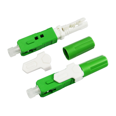 Fiber Optic Fast Connector SC/APC Singlemode Fiber Optic PrePolished Connector Embedded for CATV Network