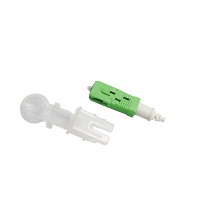 Fast Connector SC/APC Single mode Fiber Optic PrePolished Connector for 0.25mm Bare Fiber or 0.9mm Pigtail